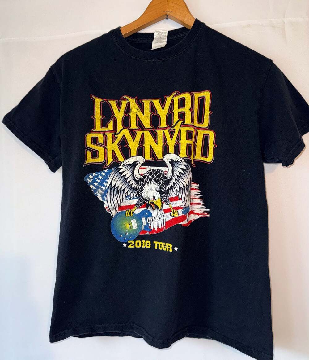 Gildan Lynyrd Skynyrd 2018 Tour Graphic T-Shirt Size Medium